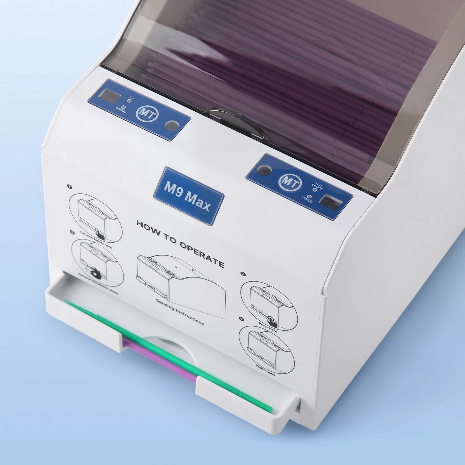 Dental Brush and Rod Sensor Storage Bins